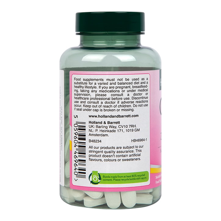 Holland & Barrett Calcium Magnesium Vitamin D & Zinc 120 Tablets